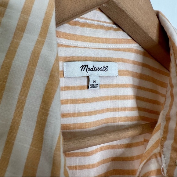 Madewell | Boxy Workwear Shirt in Stripe - Picture 7 of 8